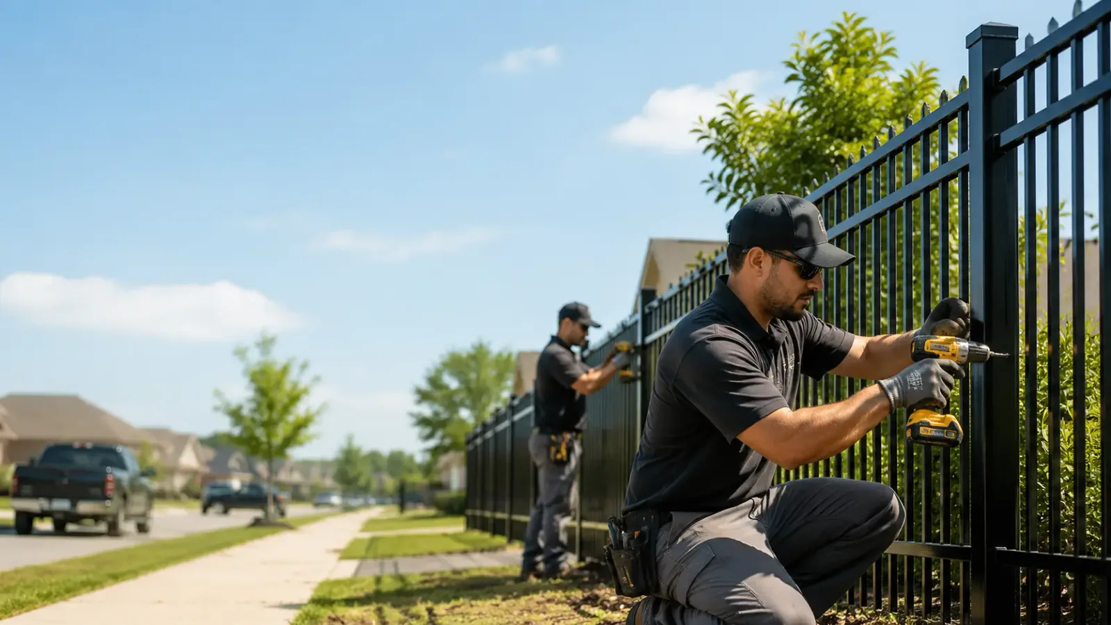 Metal Fence Installation in Quincy, MA